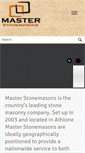 Mobile Screenshot of masterstonemasons.ie